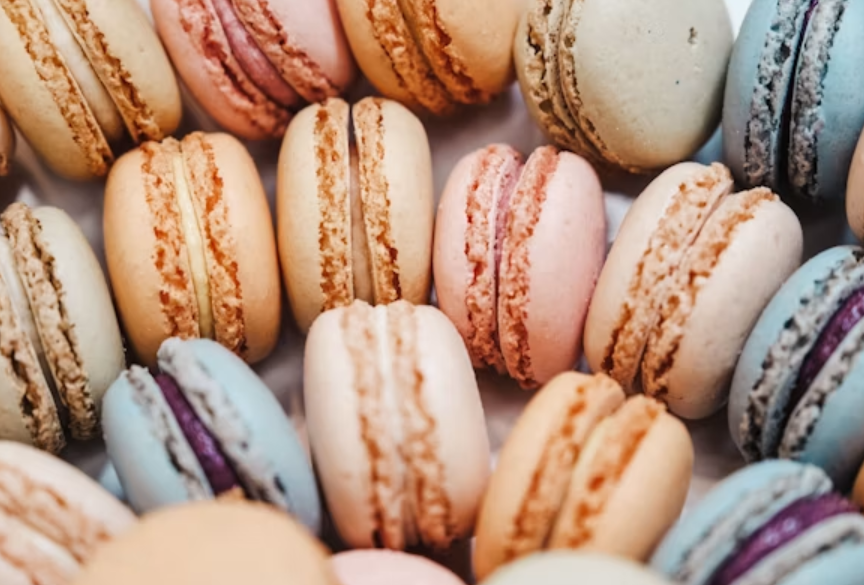 Strawberry Macarons